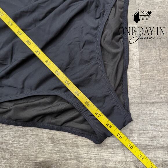 Tempt Me Tummy Control One Piece Swimsuit Size L - Picture 6 of 7